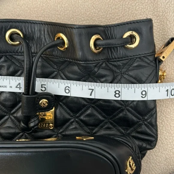 MCM Women’s Quilted Leather Bucket Bag - Picture 14 of 16